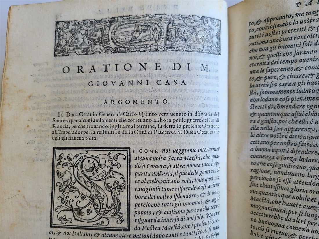 1569 ORATIONS by MANY ILLUSTRIOUS MEN - FRANCESCO SANSOVINO antique VELLUM - 6