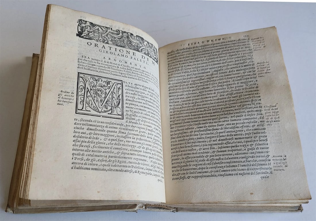 1569 ORATIONS by MANY ILLUSTRIOUS MEN - FRANCESCO SANSOVINO antique VELLUM - 8