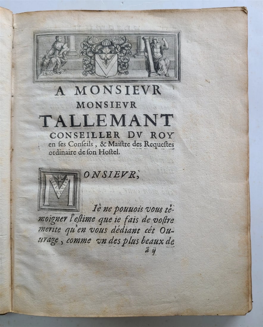 1661 AMAZING BINDING MORAL & POLITICAL MAXIMS by J.P. de la Serre FRENCH antique - 6