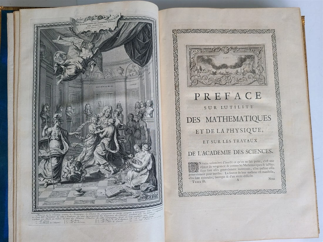 1728 Bernard Le Bovier de Fontenelle WORKS 3 FOLIO VOLUMES ILLUSTRATED antique - 11