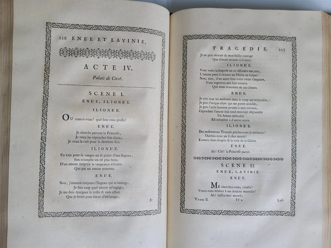 1728 Bernard Le Bovier de Fontenelle WORKS 3 FOLIO VOLUMES ILLUSTRATED antique - 9