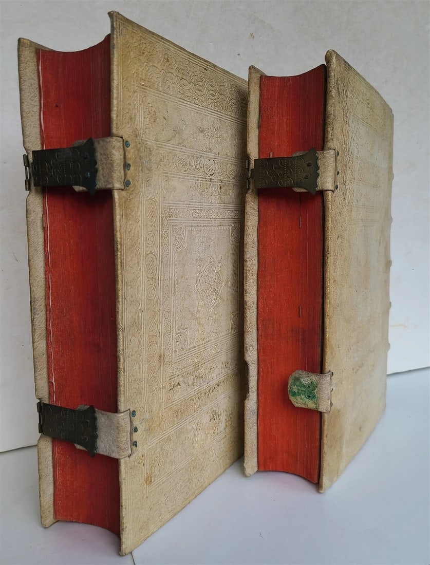 1777 ATHANASIUS of ALEXANDRIA 2 VOLUMES PIGKIN BOUND FOLIO antique w/ MAP - 3