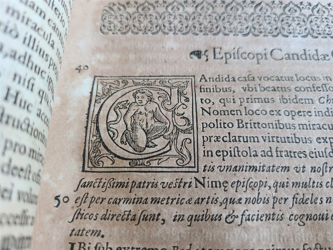 1596 ENGLISH CHRONICLES H. SAVILE antique Rerum Anglicarum Scriptores VELLUM - 12