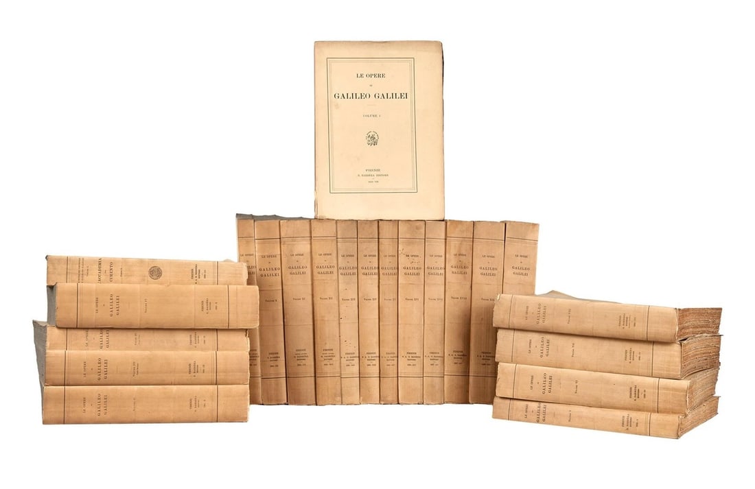 1929-1939 GALILEO GALILEI 20 VOLUMES antique ILLUSTRATED in ITALIAN (1 of 14)