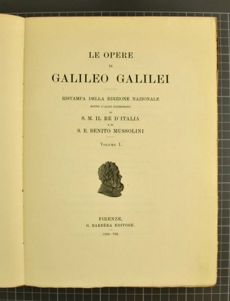 1929-1939 GALILEO GALILEI 20 VOLUMES antique ILLUSTRATED in ITALIAN - 2