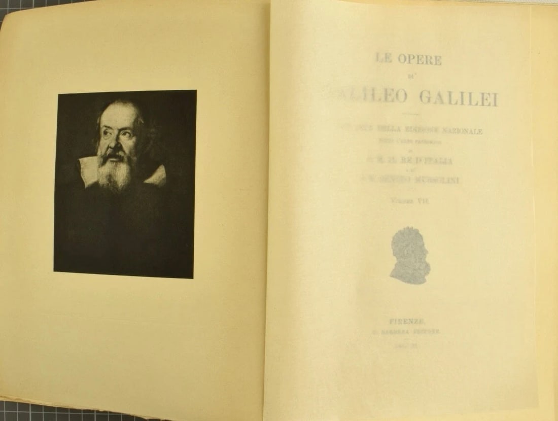 1929-1939 GALILEO GALILEI 20 VOLUMES antique ILLUSTRATED in ITALIAN - 3