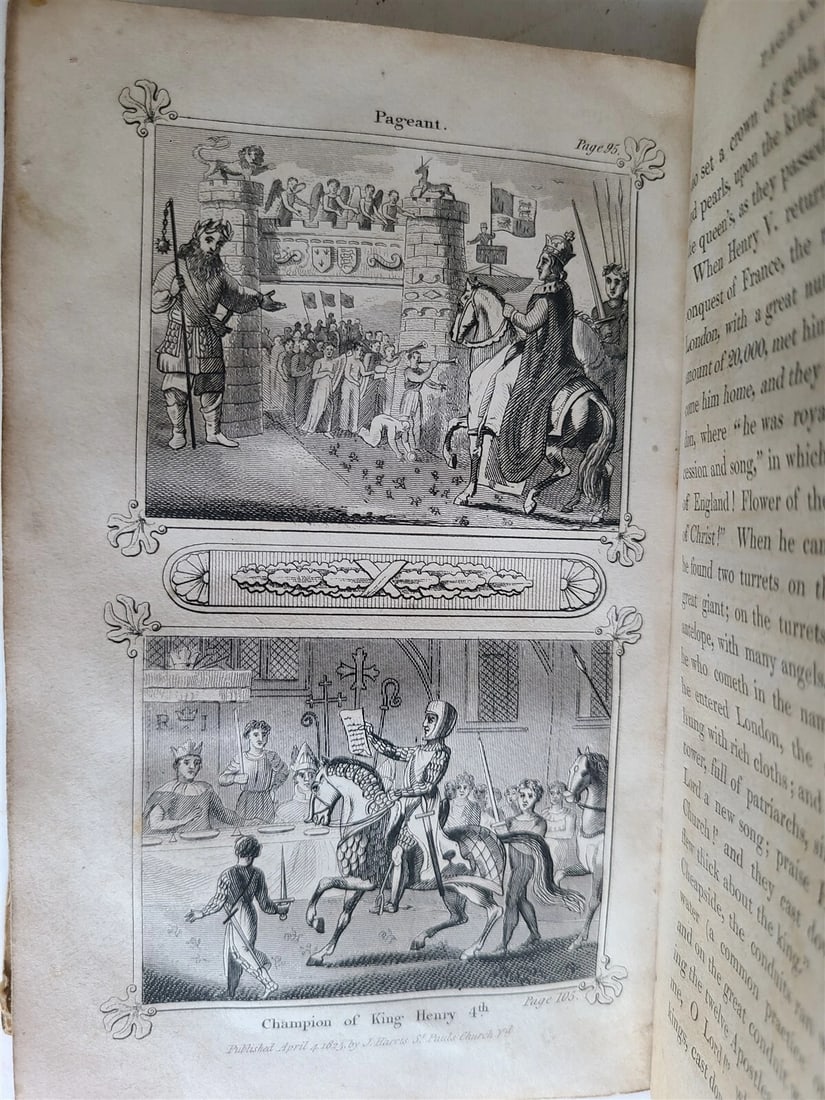 1825 PICTURE of MANNERS CUSTOMS SPORTS & PASTIMES of ENGLAND antique illustrated - 6