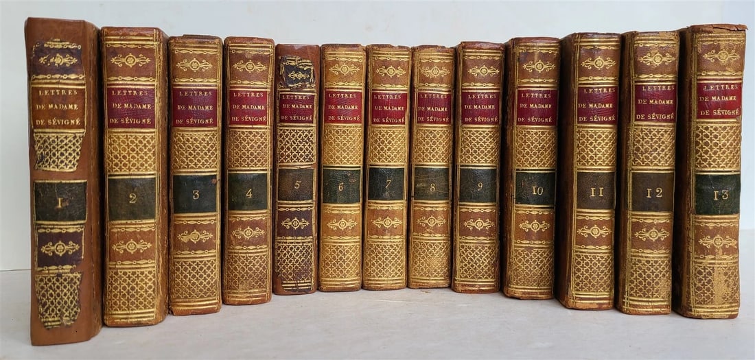 1819 13 VOLUMES antique LETTERS of Marie de Rabutin-Chantal marquise de Sevigne - 2