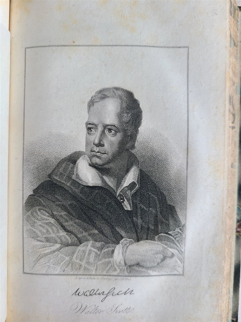 1825 HISTORICAL & LITERARY TRIP TO ENGLAND & SCOTLAND 3 VOLS antique ILLUSTRATED - 12