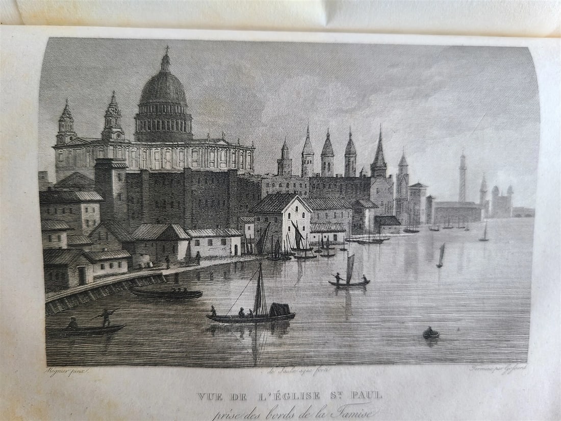 1825 HISTORICAL & LITERARY TRIP TO ENGLAND & SCOTLAND 3 VOLS antique ILLUSTRATED - 6