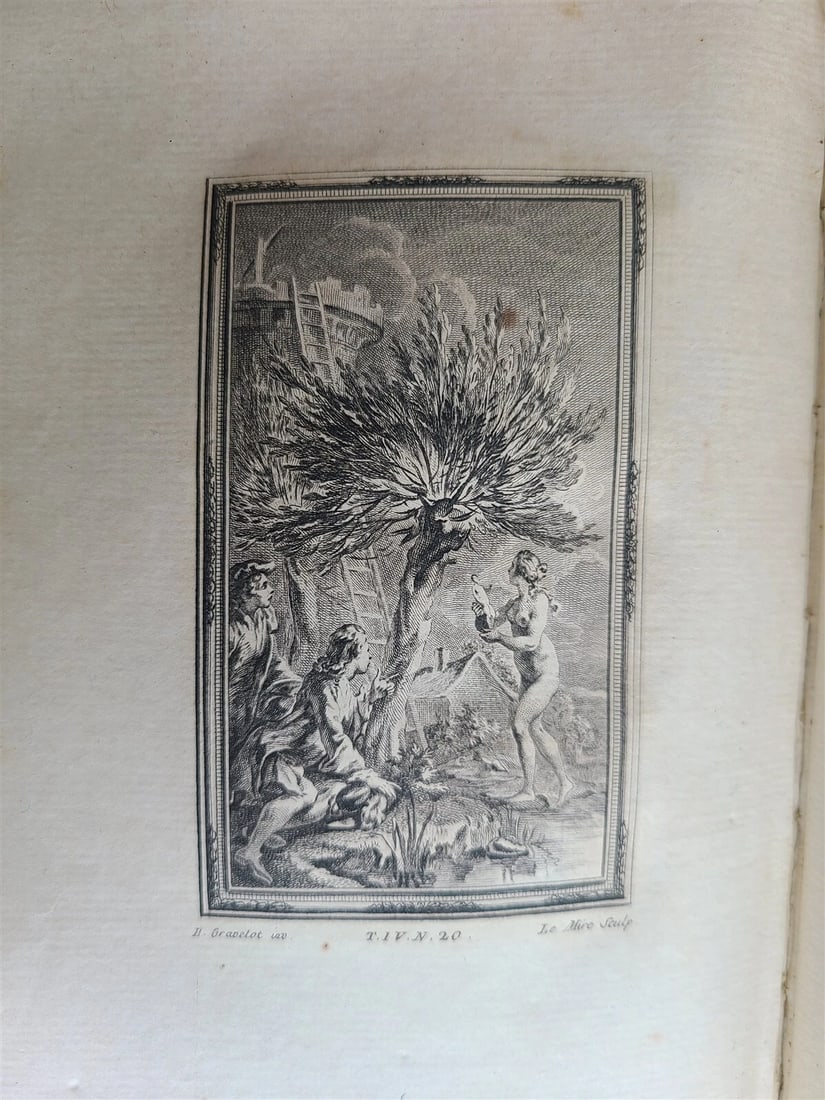 1757 IL DECAMERON by Giovanni BOCCACCIO antique 5 VOLUMES ILLUSTRATED 110 plates - 13