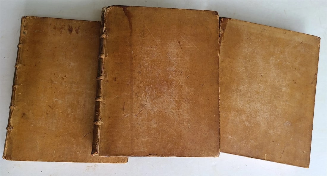 1760 MEMOIRS of COURT of AUGUSTUS BLACKWELL SCOTLAND 3 VOLS antique ILLUSTRATED - 2