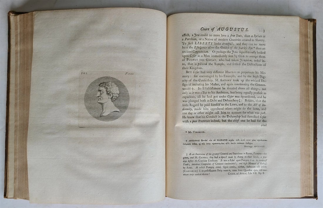 1760 MEMOIRS of COURT of AUGUSTUS BLACKWELL SCOTLAND 3 VOLS antique ILLUSTRATED - 7