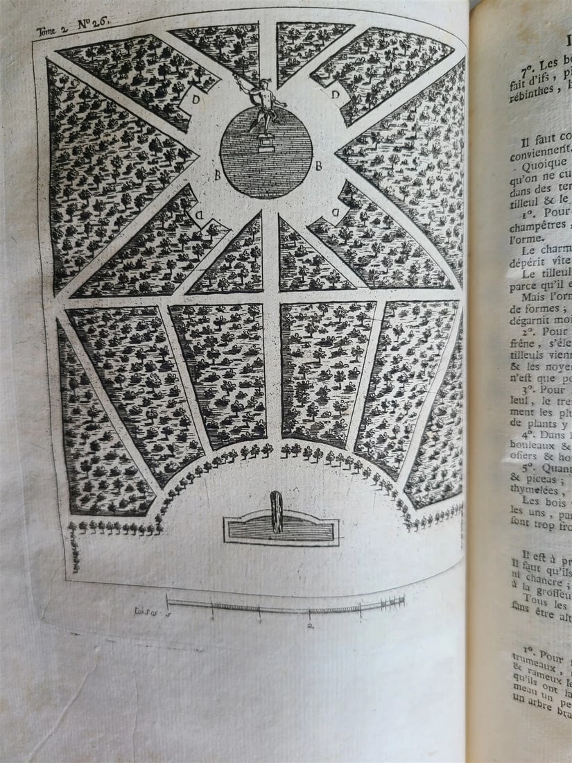 1777 2 VOLUMES antique ILLUSTRATED ANIMAL HUSBANDRY TOOLS PLANTING FORESTRY - 8