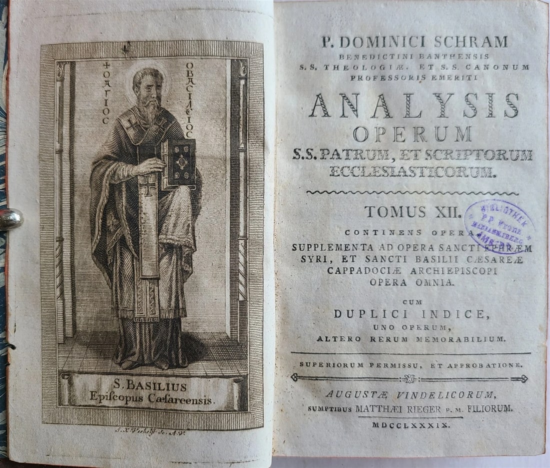 1780-89 THEOLOGY by DOMINICI SCHRAM 12 VOLUMES ILLUSTRATED antique DECORATIVE - 10