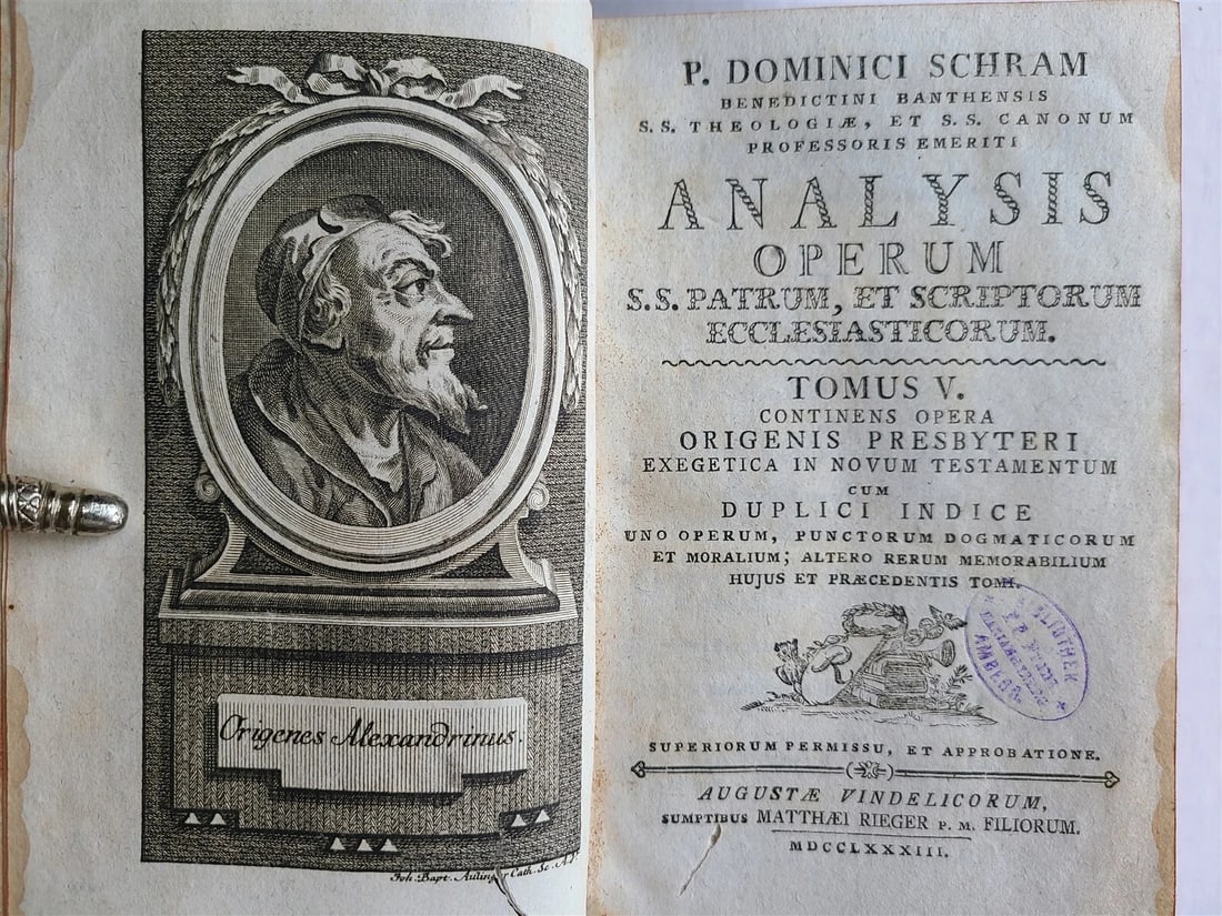 1780-89 THEOLOGY by DOMINICI SCHRAM 12 VOLUMES ILLUSTRATED antique DECORATIVE - 4