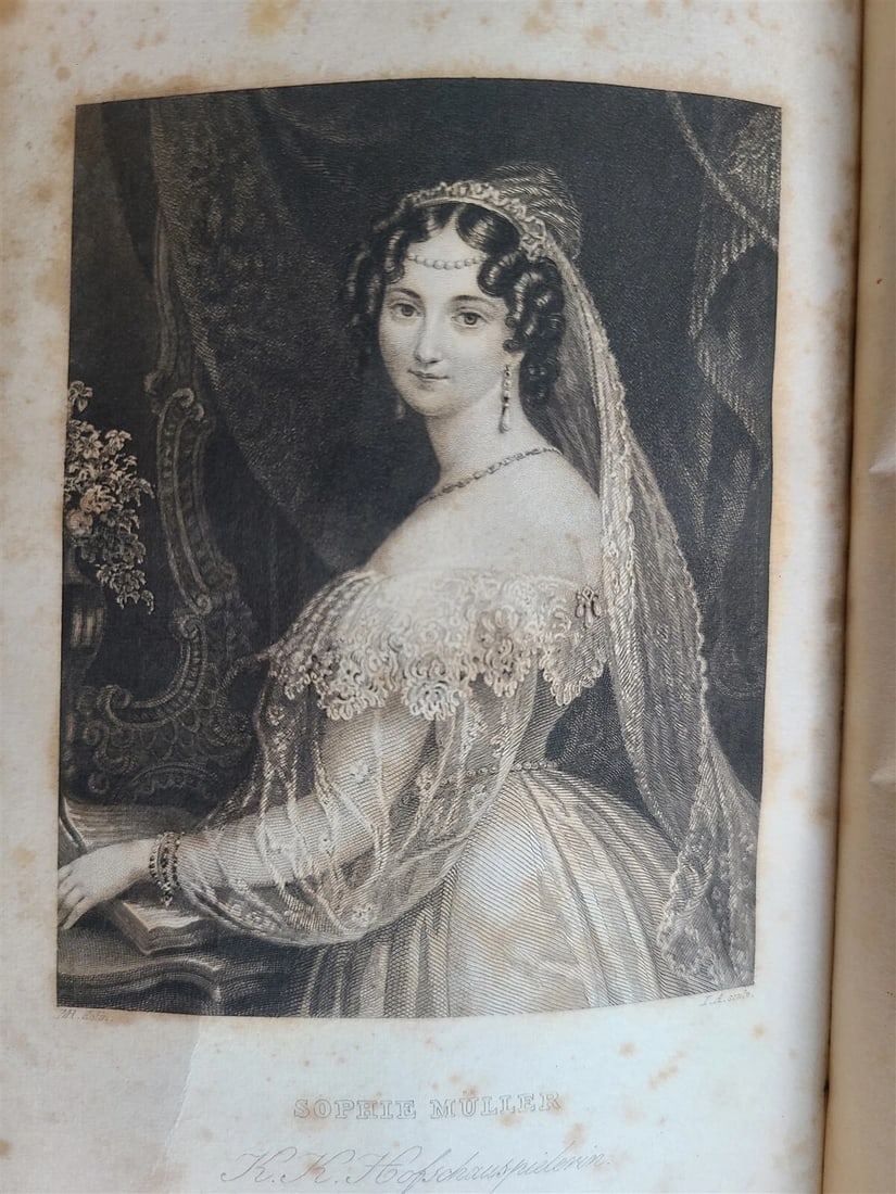 1834 LADIES CONVERSATIONAL LEXICON 10 VOLUMES ILLUSTRATED antique DECORATIVE - 5