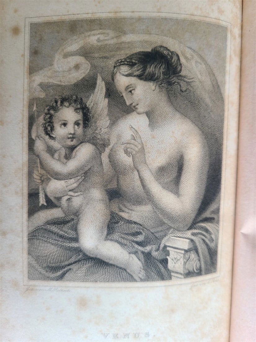 1834 LADIES CONVERSATIONAL LEXICON 10 VOLUMES ILLUSTRATED antique DECORATIVE - 7