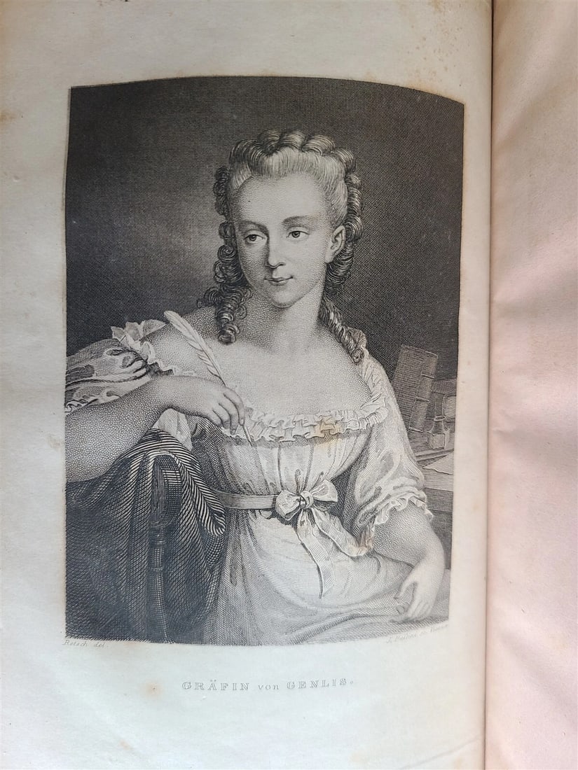 1834 LADIES CONVERSATIONAL LEXICON 10 VOLUMES ILLUSTRATED antique DECORATIVE - 9