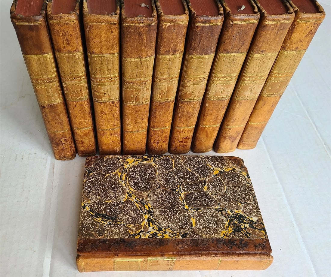 1806 HISTORY of FRENCH REVOLUTION 10 VOLUMES antique in FRENCH - 2