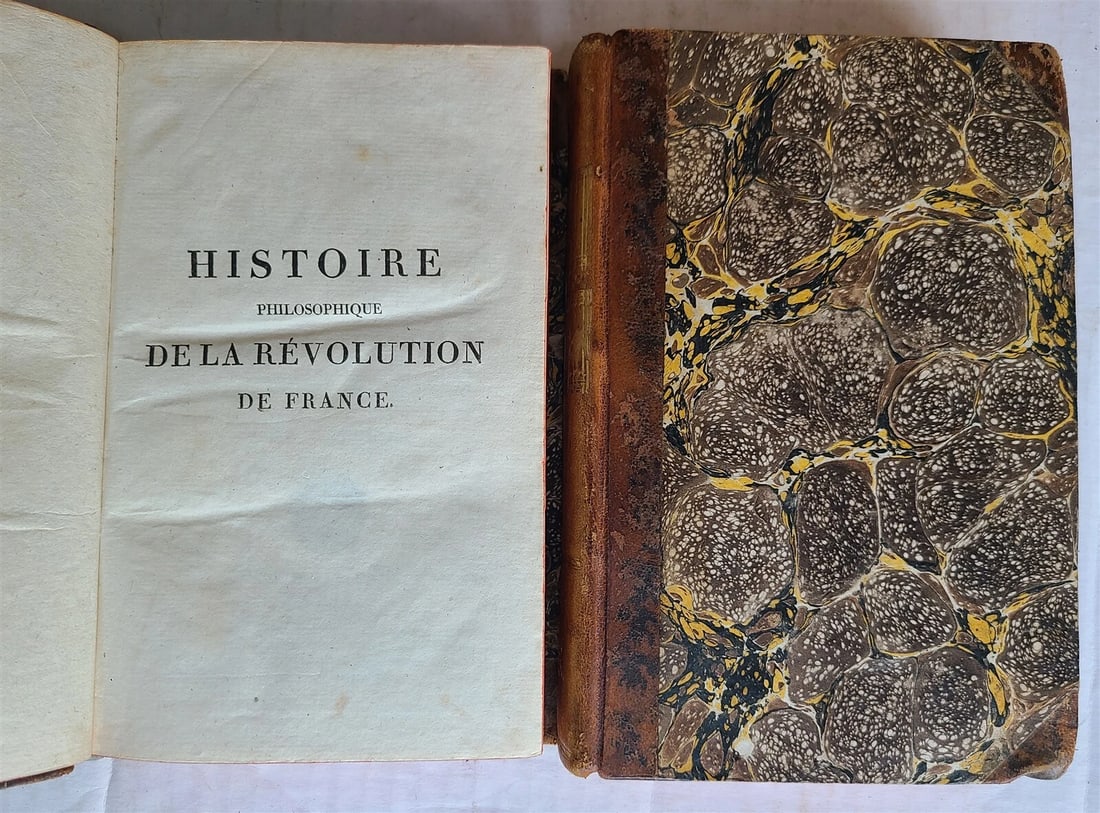 1806 HISTORY of FRENCH REVOLUTION 10 VOLUMES antique in FRENCH - 4