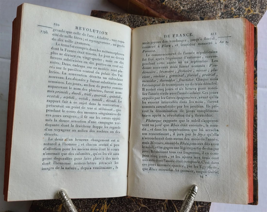 1806 HISTORY of FRENCH REVOLUTION 10 VOLUMES antique in FRENCH - 7