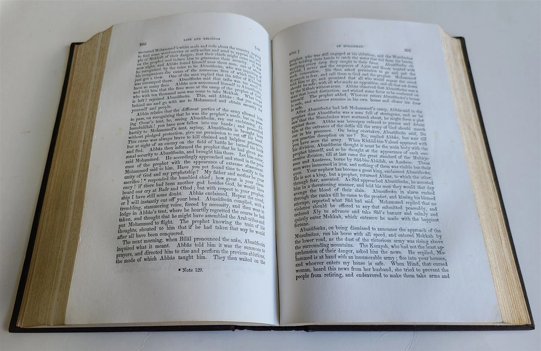 1850 LIFE & RELIGION of MOHAMMED SHEEXH TRADITION of THE HYAT-UL-KULOOB antique - 6