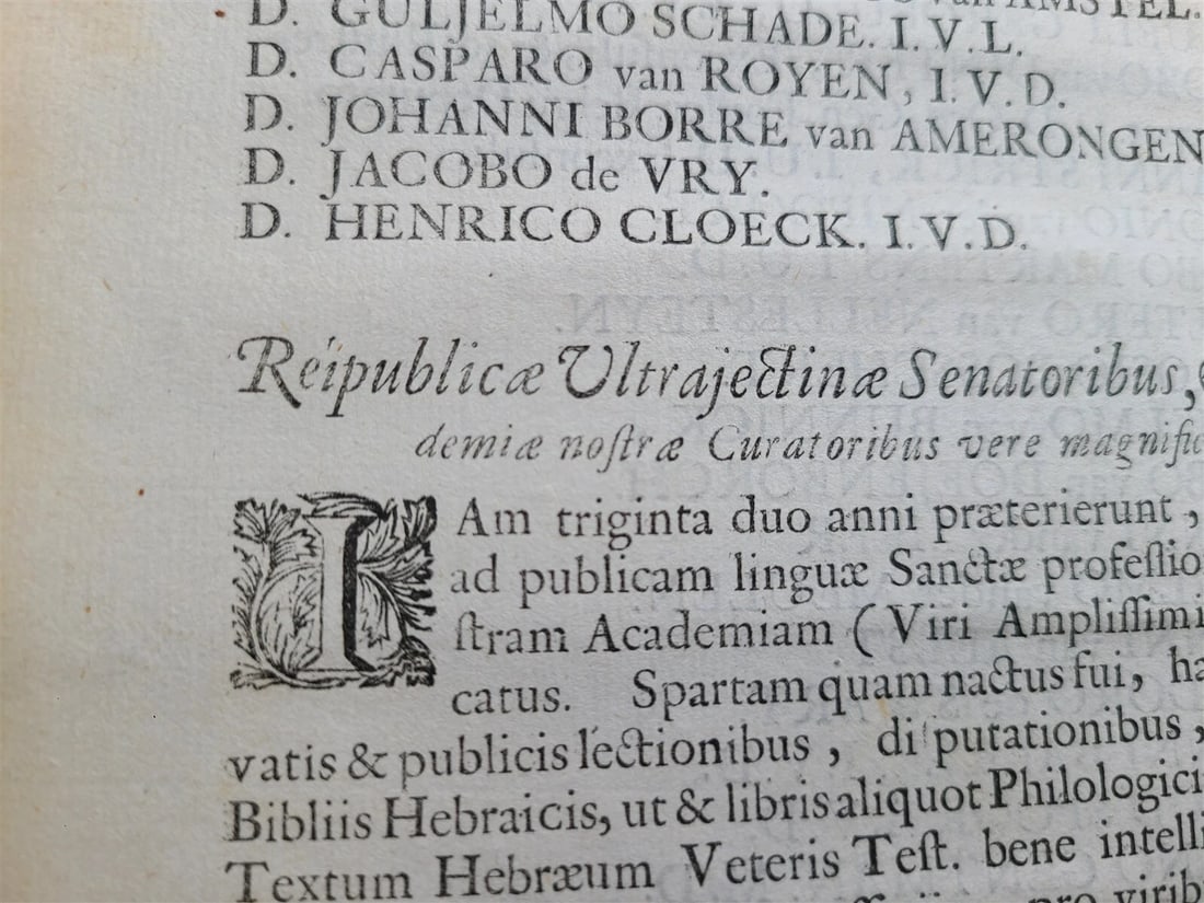 1783 HEBREW in BIBLE TREATISE CLAVIS HEBRAICA antique VELLUM Judaica - 3