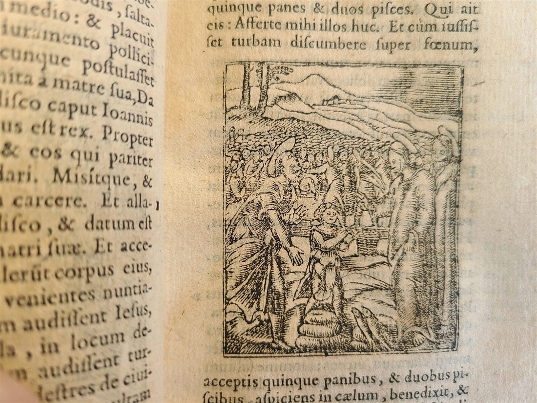 1578 BIBLE ILLUSTRATED in LATIN antique NEW TESTAMENT TESTAMENTI NOVI scarce 16c - 7