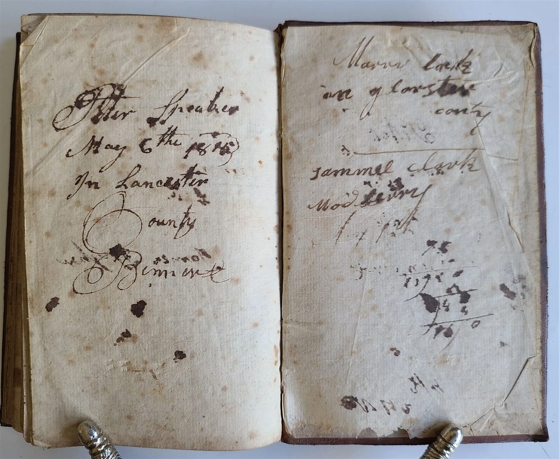 1796 SCHOOLMASTERS ASSISTANT COMPENDIUM of ARITHMETIC antique AMERICANA Dilworth - 7