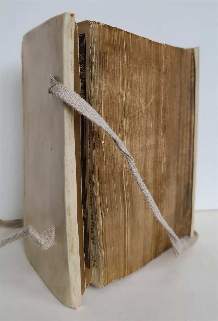1797 BIBLE in DUTCH ILLUSTRATED antique VELLUM BOUND BIBLIA OLD & NEW TESTAMENT - 3