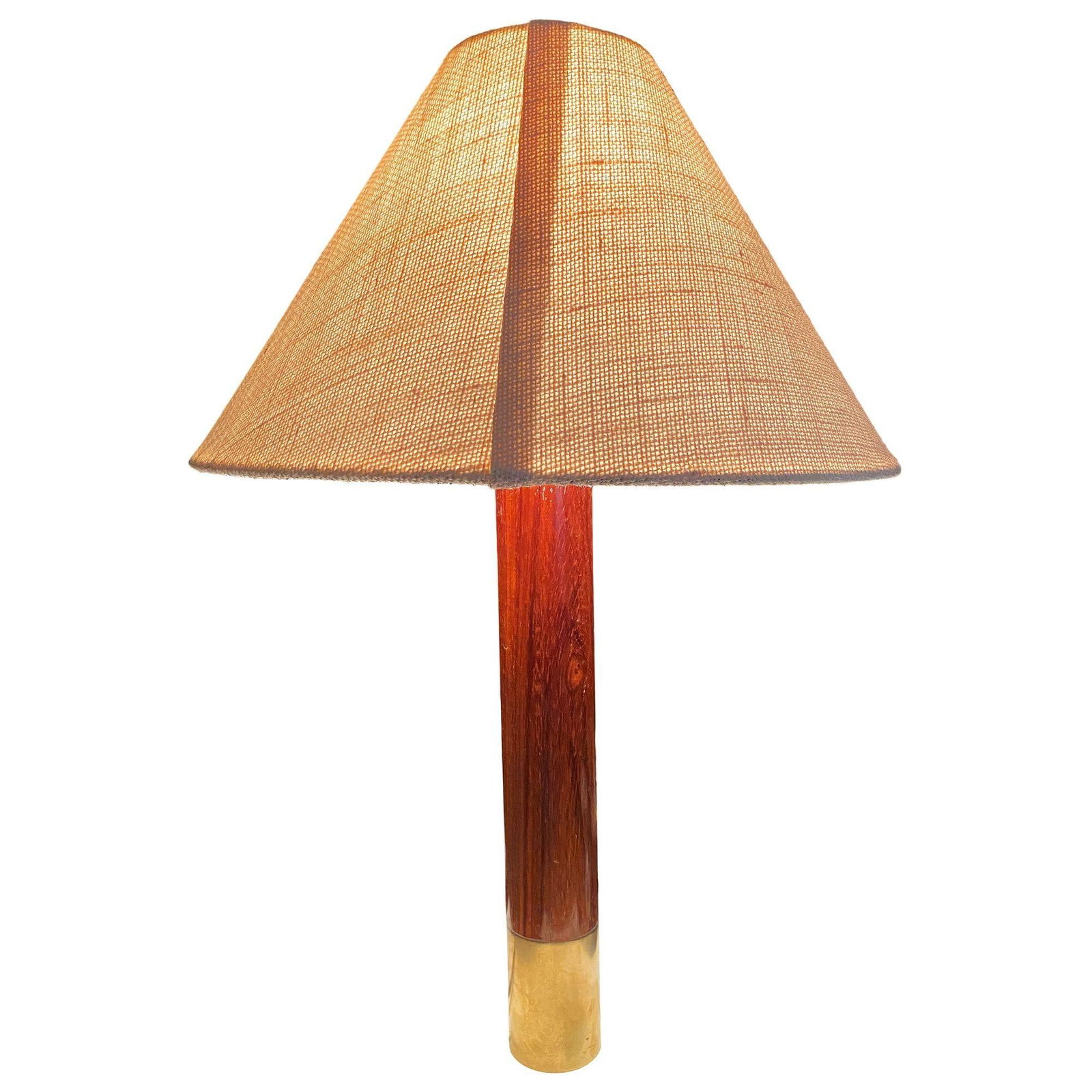 Brass Básica M2 Table Dimmer Lamp by Santiago Roqueta For Santa & Cole w/ Shade - 10