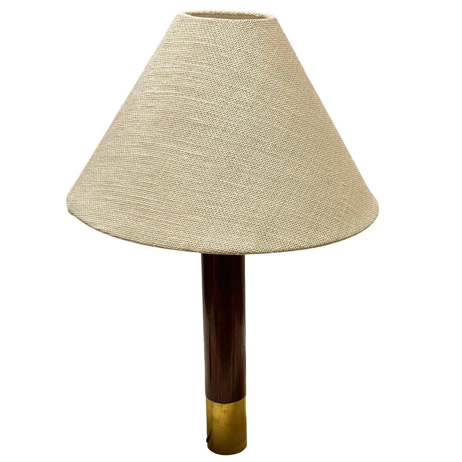 Brass Básica M2 Table Dimmer Lamp by Santiago Roqueta For Santa & Cole w/ Shade - 8