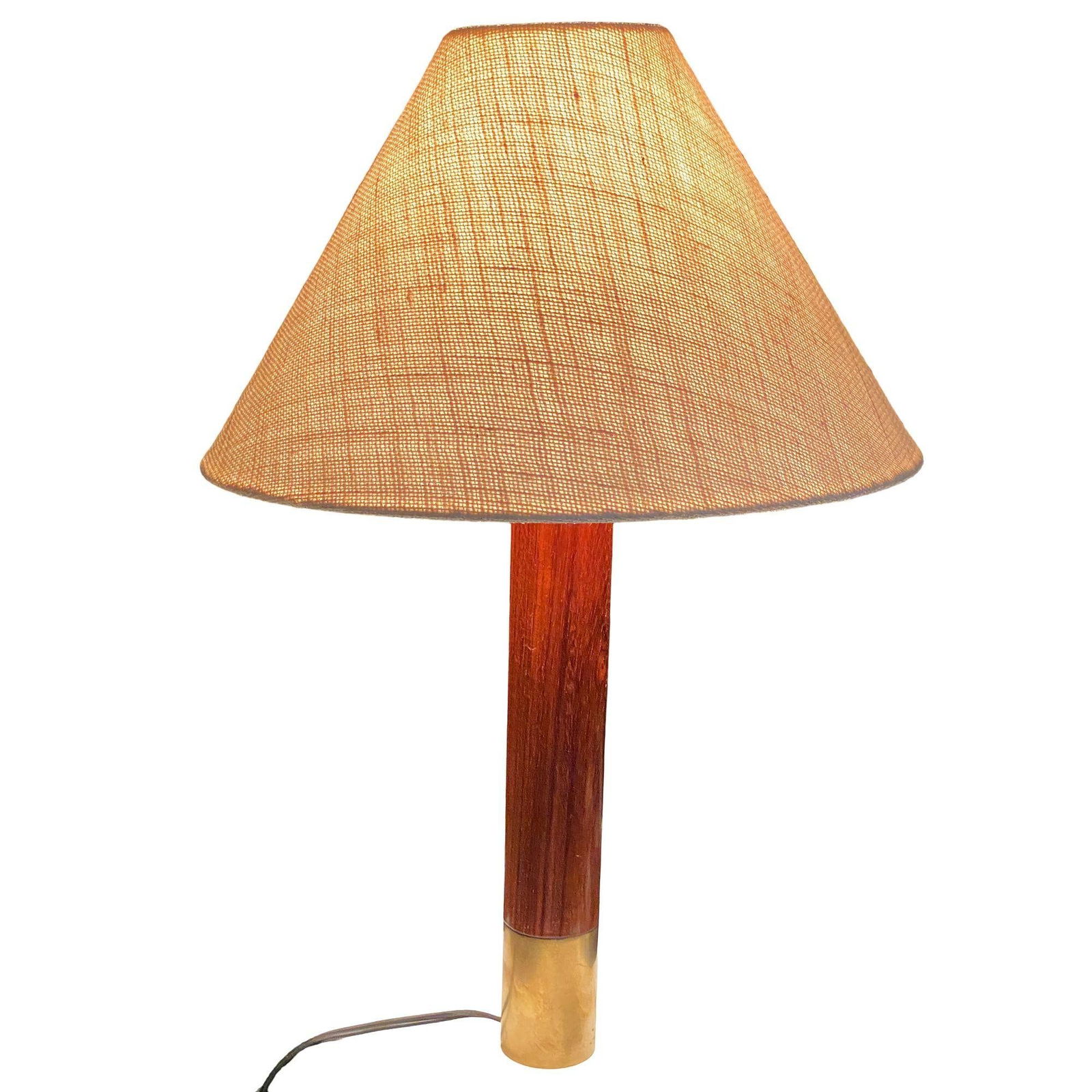 Brass Básica M2 Table Dimmer Lamp by Santiago Roqueta For Santa & Cole w/ Shade - 9