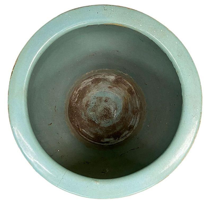 Antique Chinese 19-Century Egg Jardinière pottery Planter, 3-sets available - 6