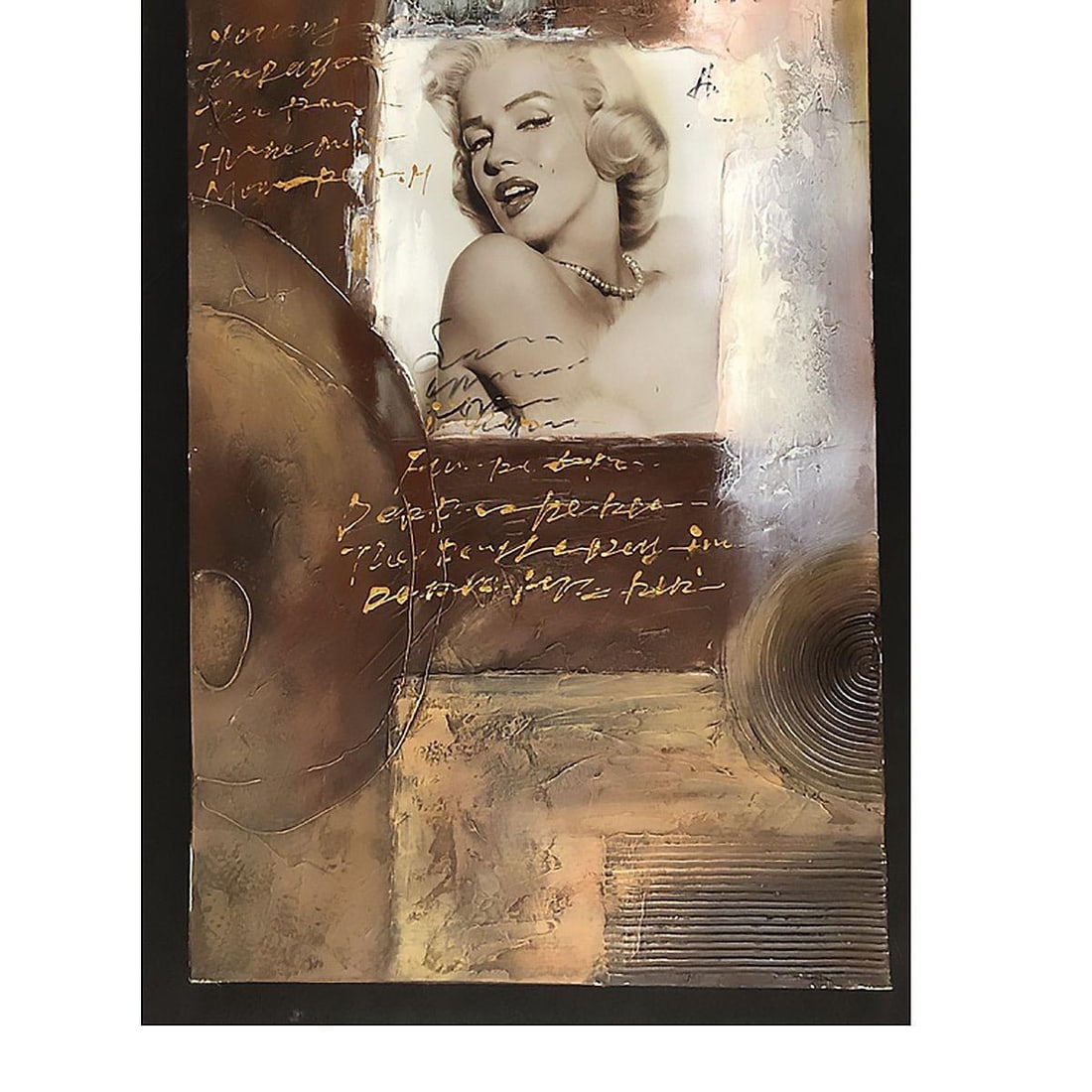 Post-Modern Marylin Monroe Mixed Media Painting - 16