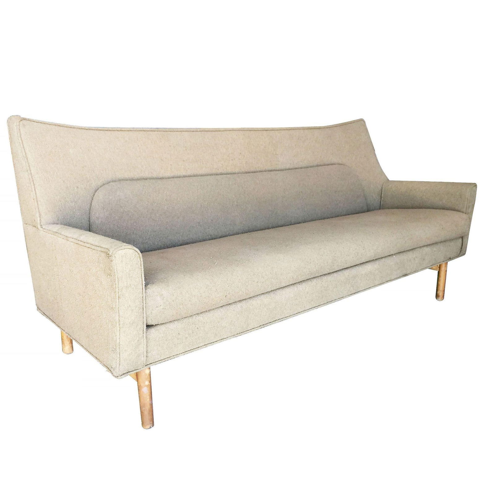 Paul McCobb "Pagoda" Style Arched Wing Sofa - 8