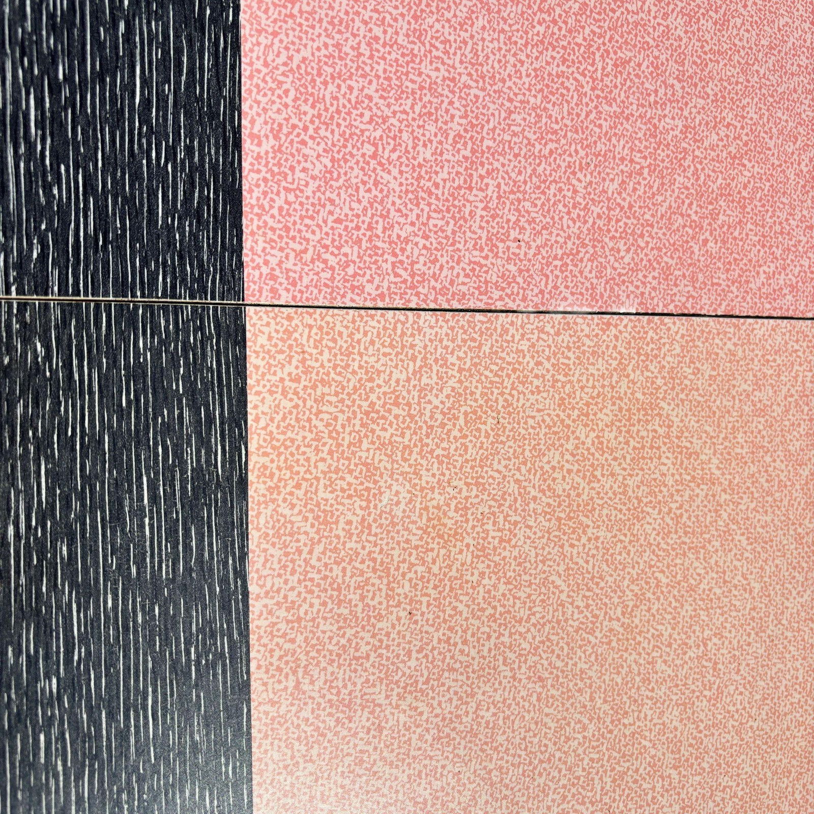 Mid-century Pink & Black Formica & Polished Chrome Kitchennette Dining Table - 6