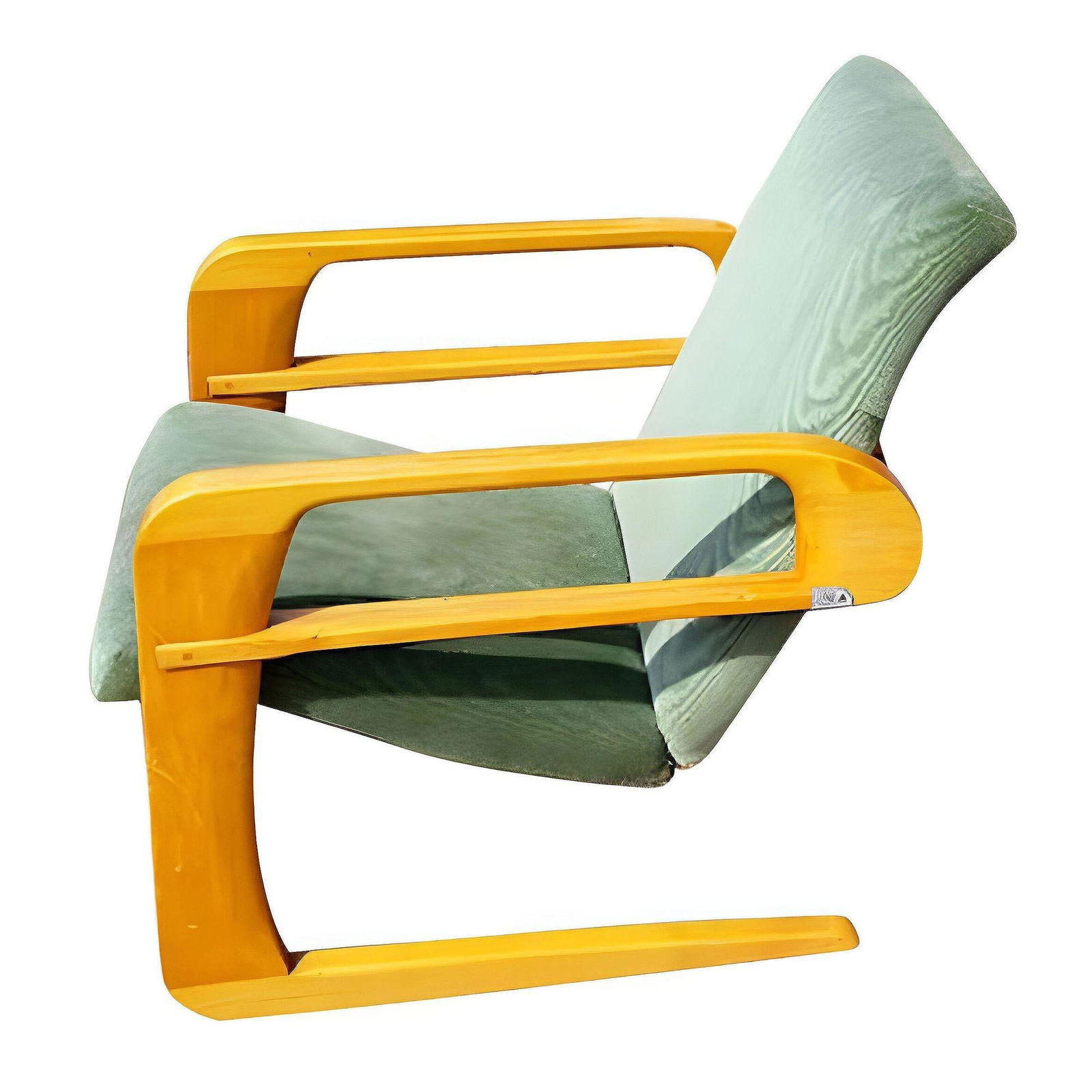 1938 Art Deco "Airline Chair" Lounge by KEM Weber for Walt Disney, 2 Available - 9