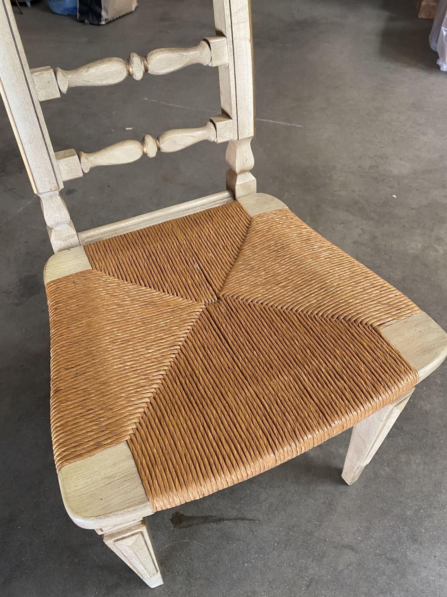 Portoro Nero Marble Dining Set with High Back Thomasville Chairs - 16