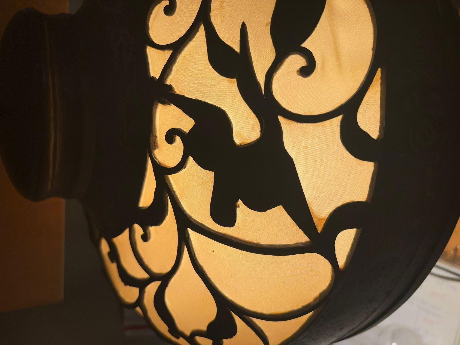 1910 Meiji Period Japanese Cloisonné Lamp with Wrought Iron and Enamel Shade - 16