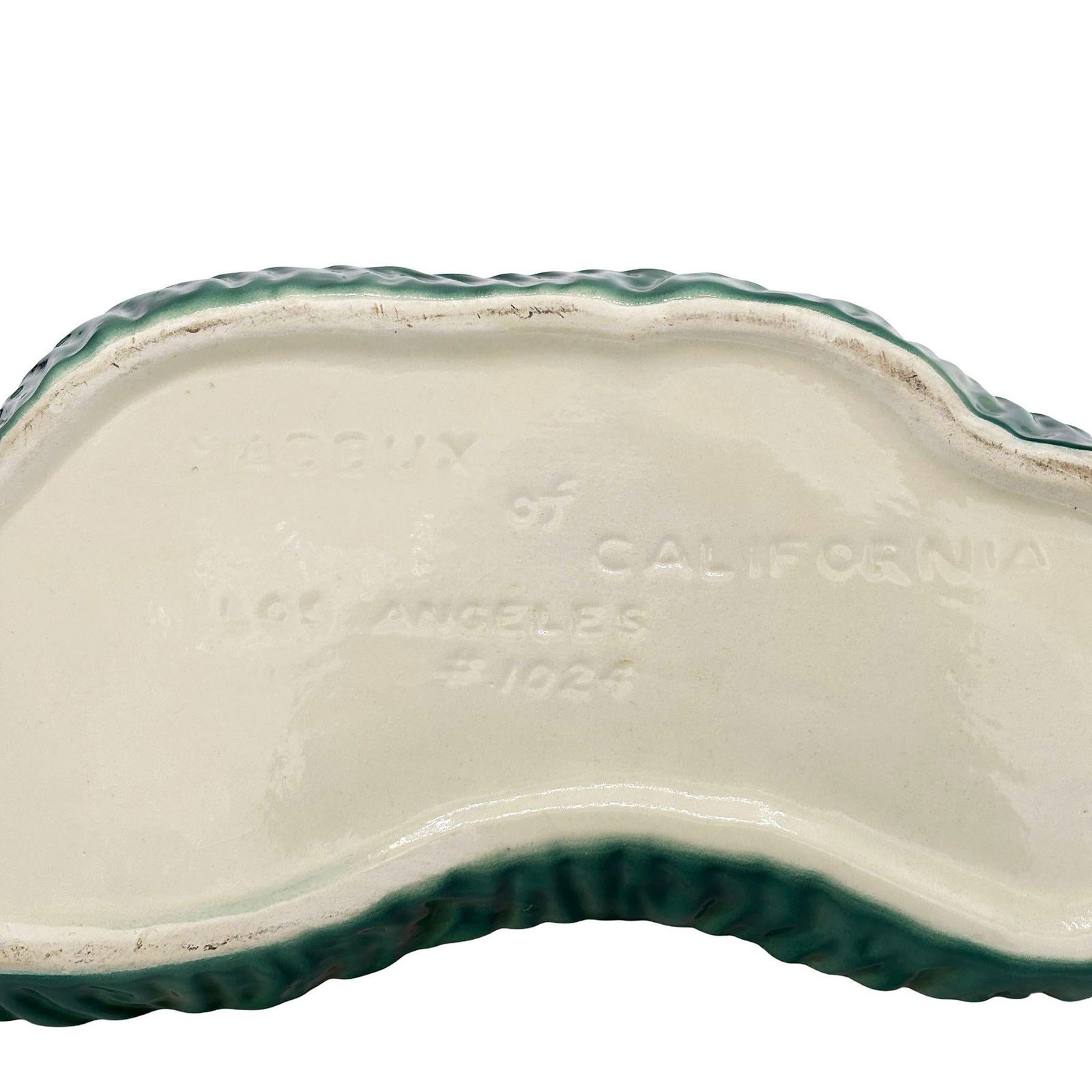 Mid-century Ceramic Flamingo Figurine Set in Tropical Pond Tray by Maddux - 16