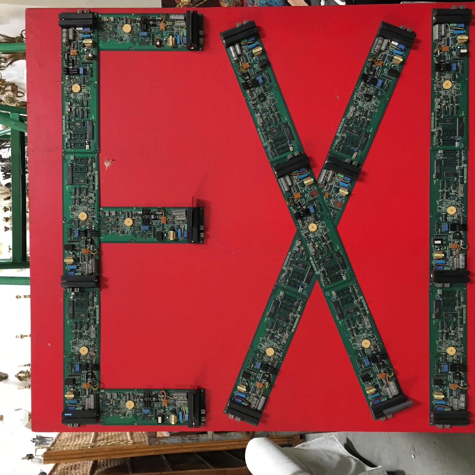 Abstract "Exit with Light" Artography Credit Card Machine Sculpture by Pasqual B - 17