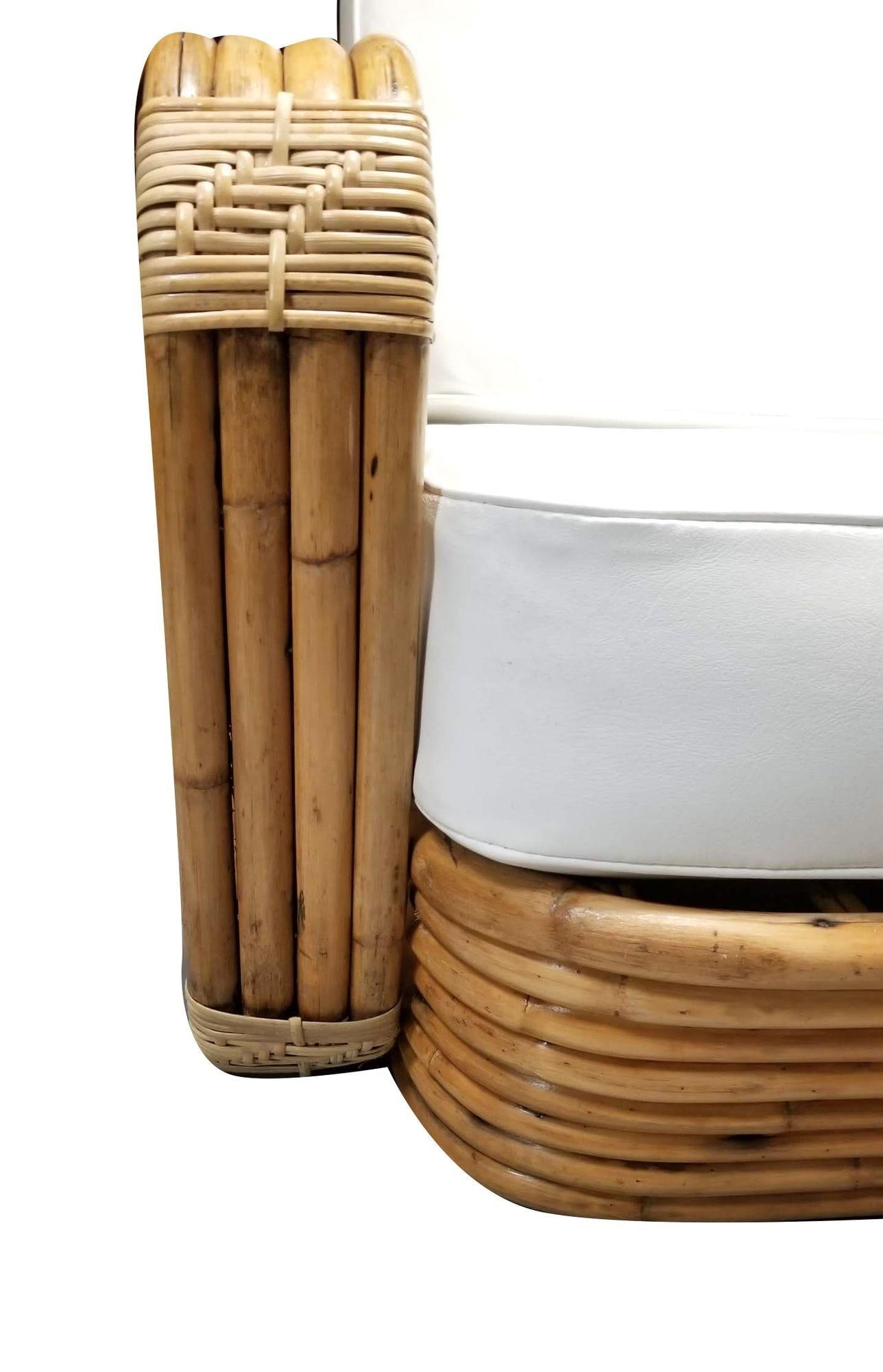 Paul T. Frankl 4-Strand Square Pretzel Round-Back Settee - 10