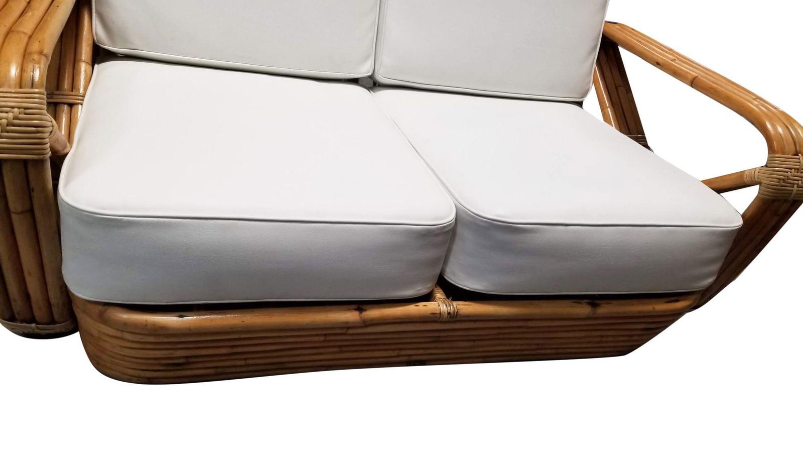 Paul T. Frankl 4-Strand Square Pretzel Round-Back Settee - 9