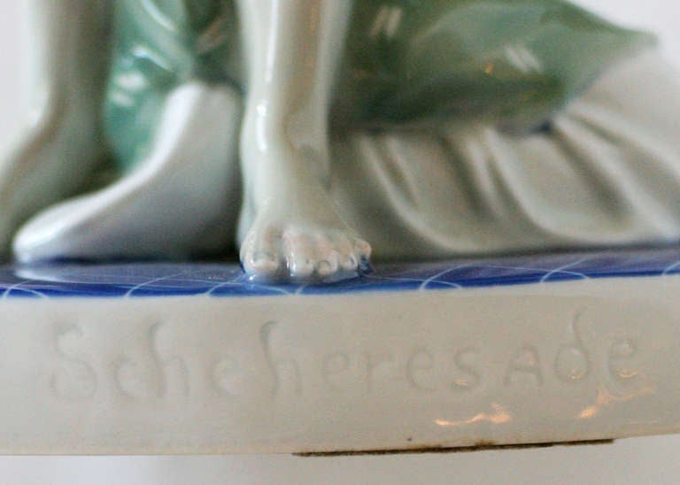 Scheherazade Porcelain Statue by Volkstedt - 5