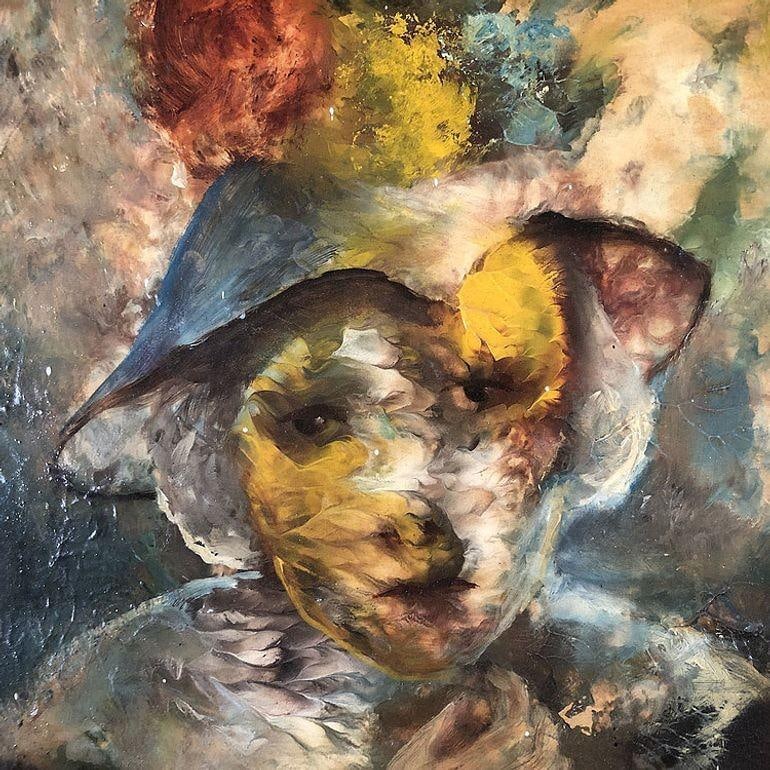 Raphael De Buck style Oil and Canvis impressionist Portiat, framed - 3