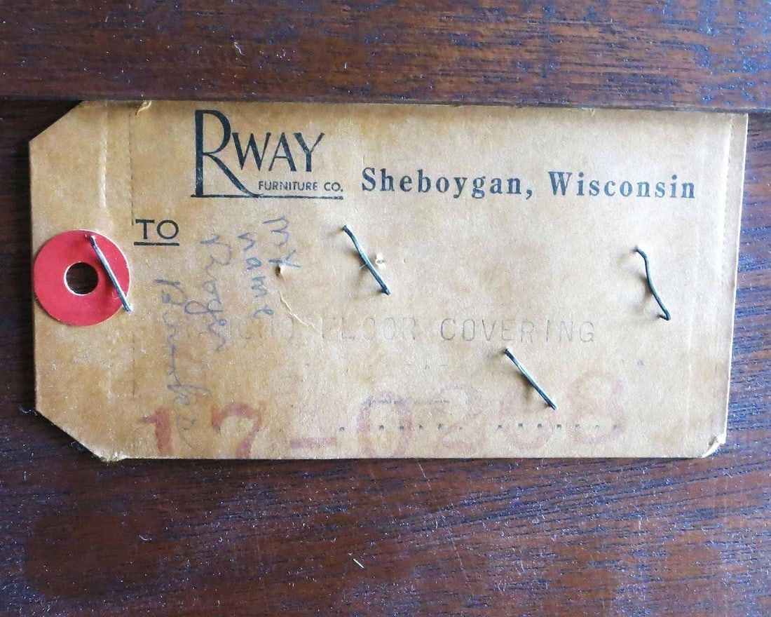 Antique French Provincial Dresser with Mirror Top by RWAY - 10