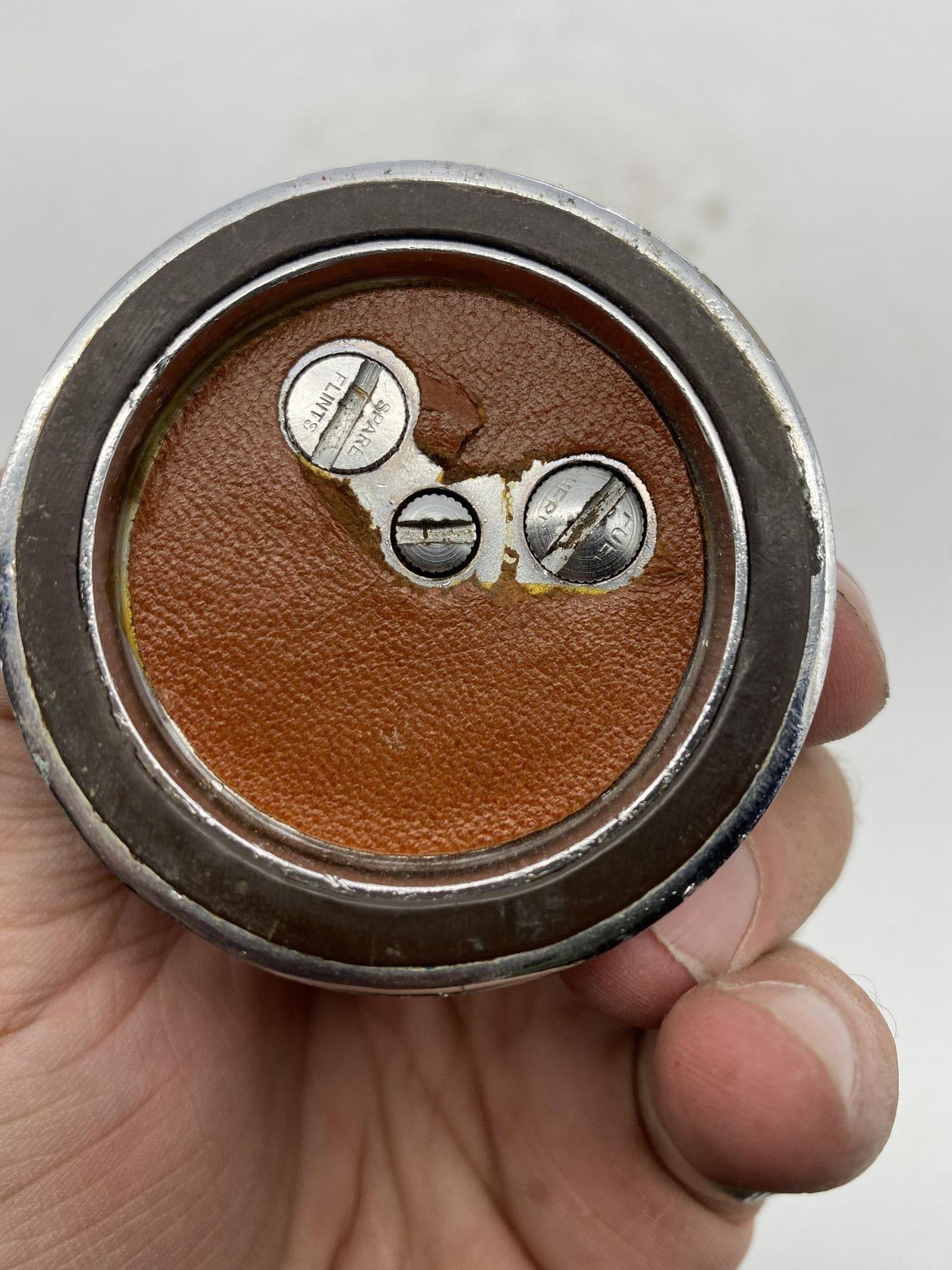 Johnny DC Comics Superman Chrome & Brass Table Lighter - 5