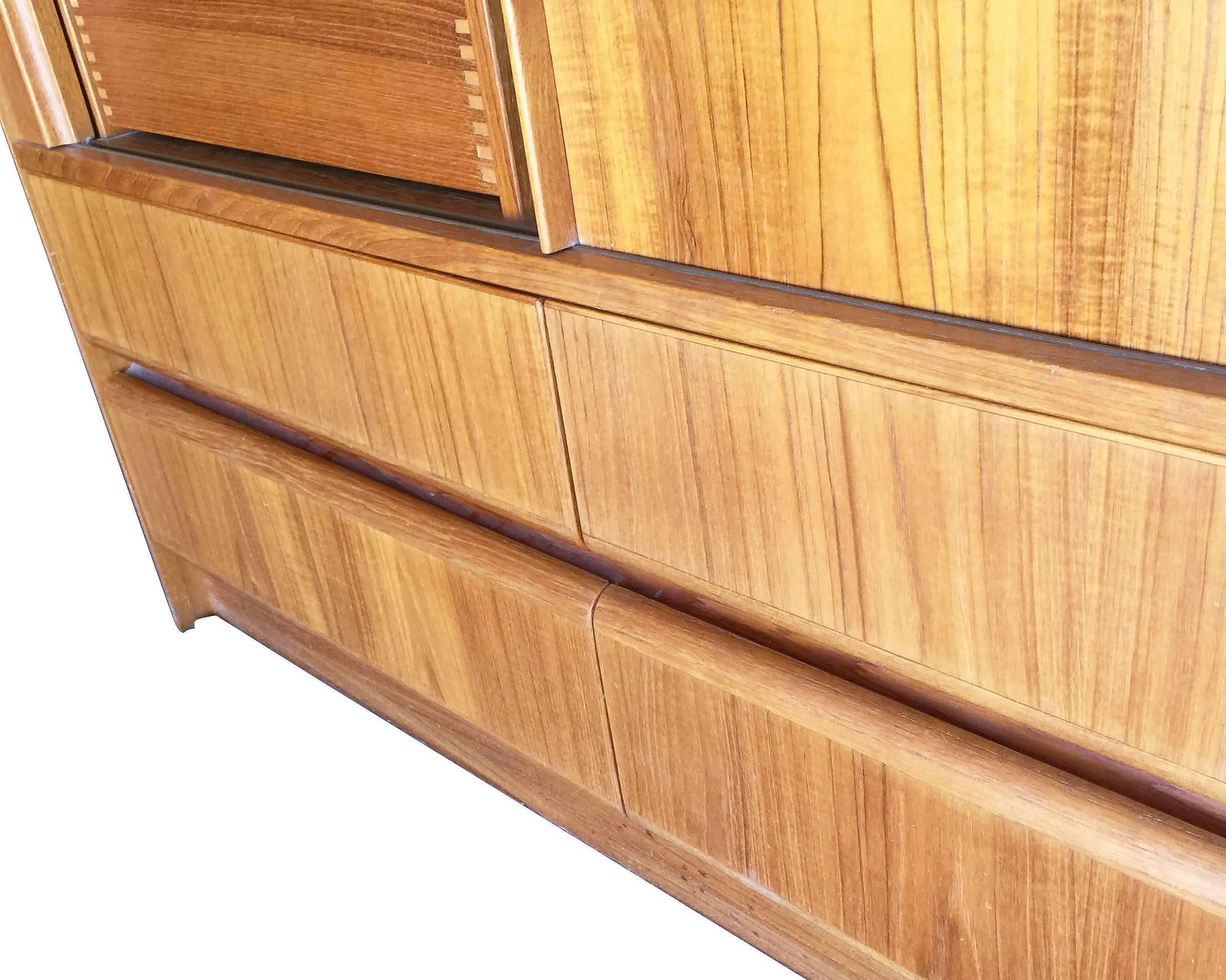 Side Rolling Front Wardrobe w Media Center, Chest of Drawers - 20